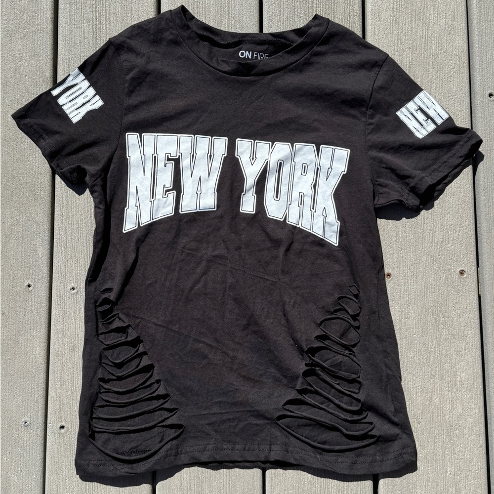 Black New York Graphic Tee